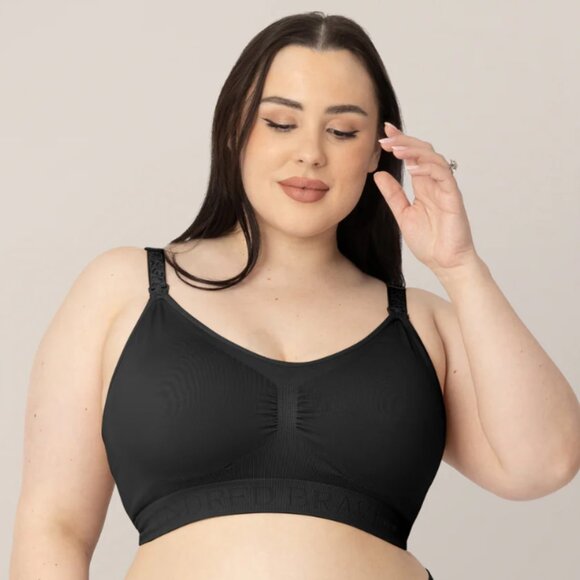 KINDRED BRAVELY Simply Sublime® Nursing Pumping Bra in Black - Size L - Picture 1 of 13
